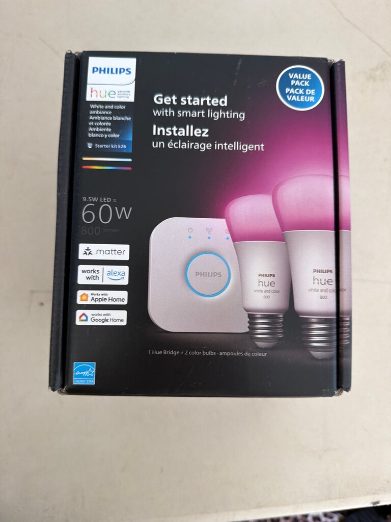 Philips Hue Smart Lighting Starter Kit