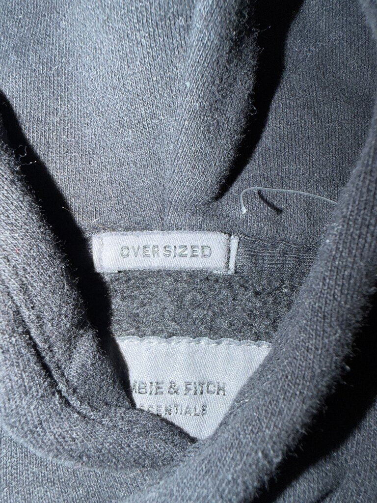 Abercrombie & Fitch Oversized Black Hoodie