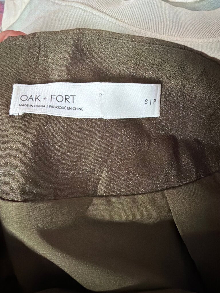 Oak + Fort Olive Green Skirt