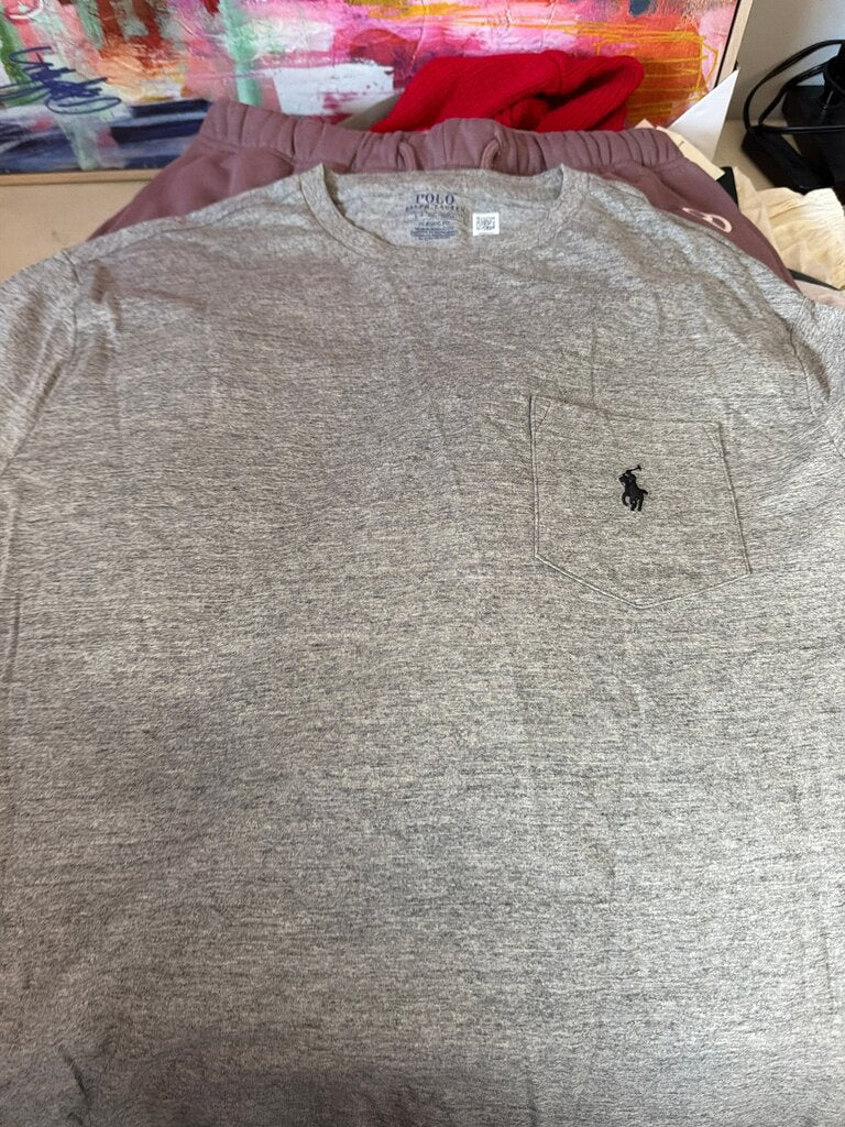 Polo Ralph Lauren Men's Gray Short Sleeve Shirt
