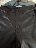 Abercrombie & Fitch High Rise Vegan Leather Pants