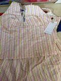 Pink and Yellow Striped Dress