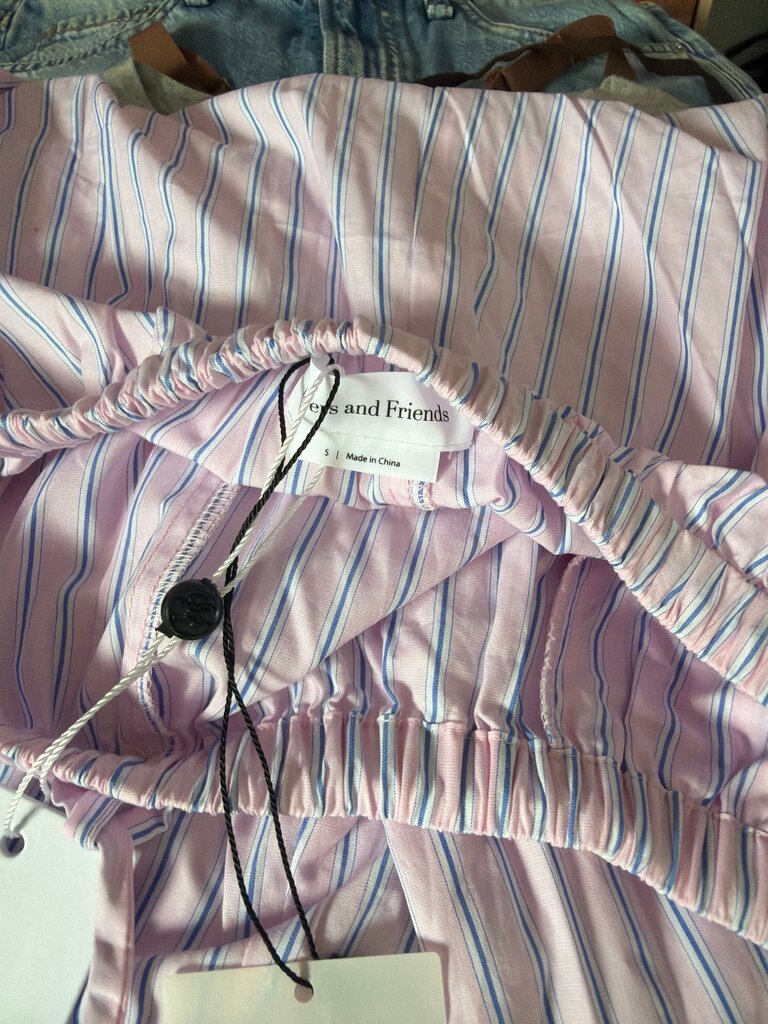 Pink Striped Top