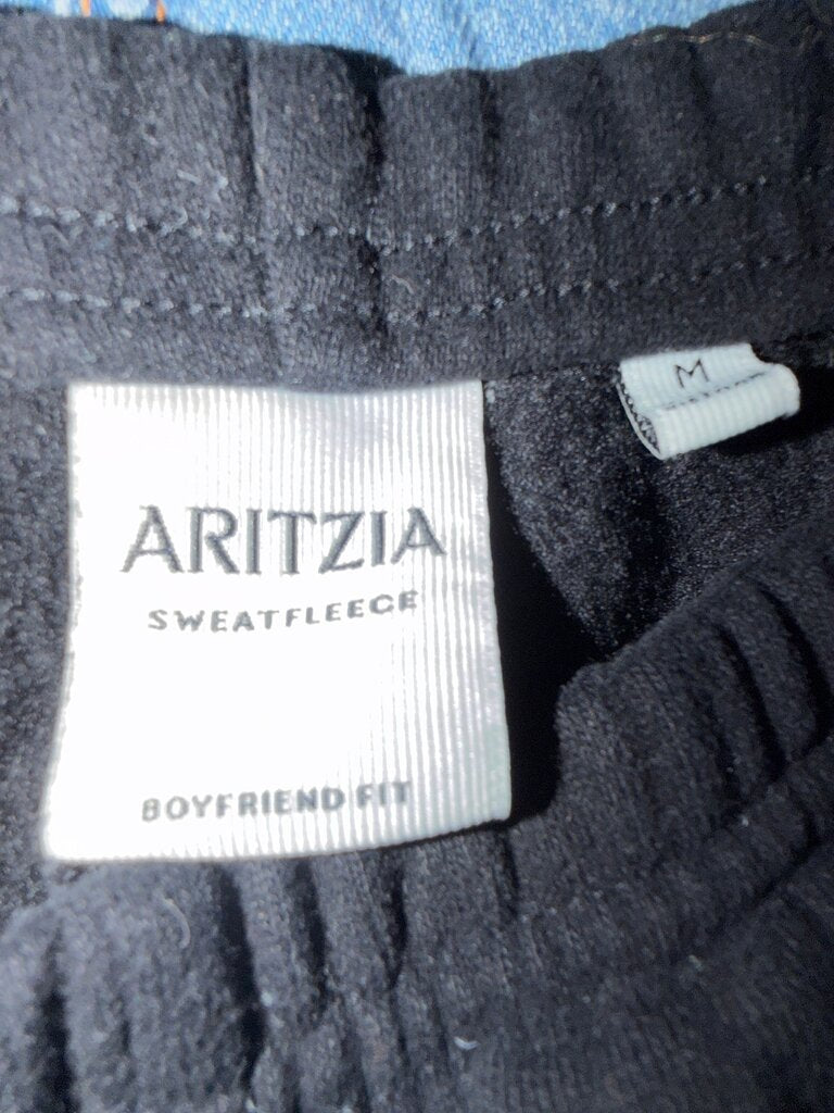 Aritzia Sweatfleece Boyfriend Fit Black