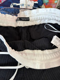 Men's Swim Trunks with Pinstripe Design