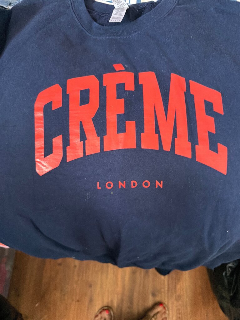 Crème London Navy T-Shirt