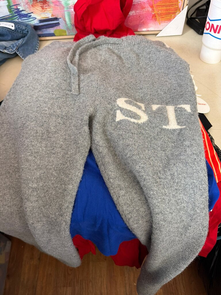 Gray Sweatpants with ST Logo