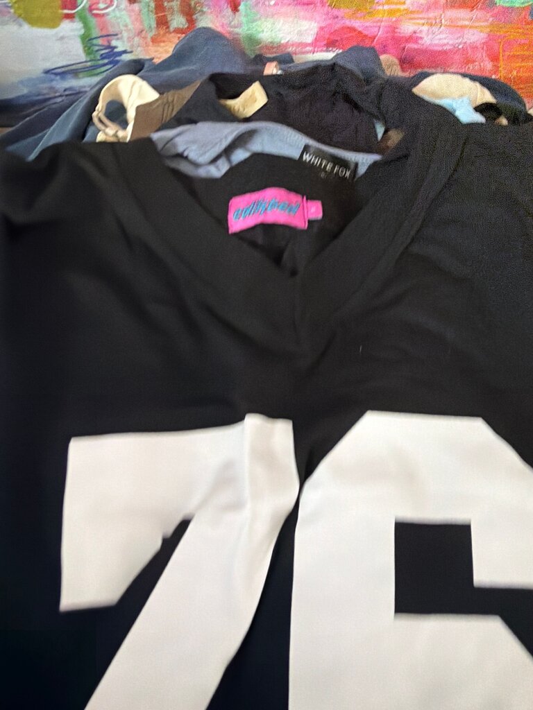 Black Sport Jersey with Number 76