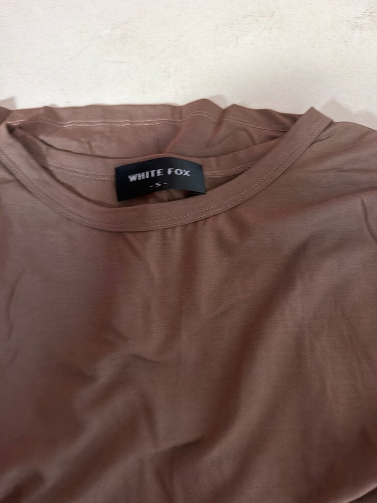 White Fox Olive Short Sleeve T-Shirt