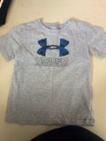 Under Armour Gray T-Shirt with Blue Logo