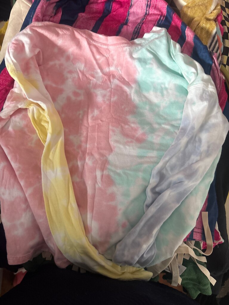 Superflower Tie-Dye Long Sleeve Shirt