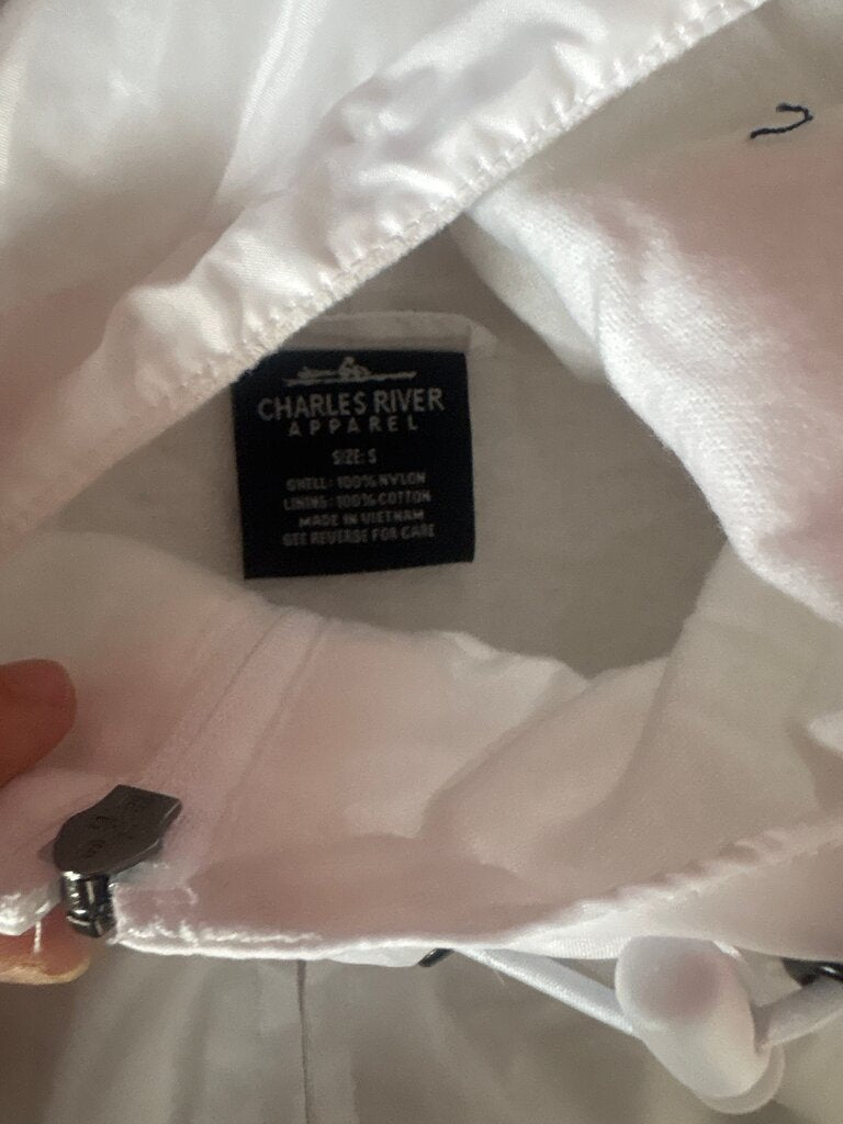 Charles River Women's White Lightweight Windbreaker