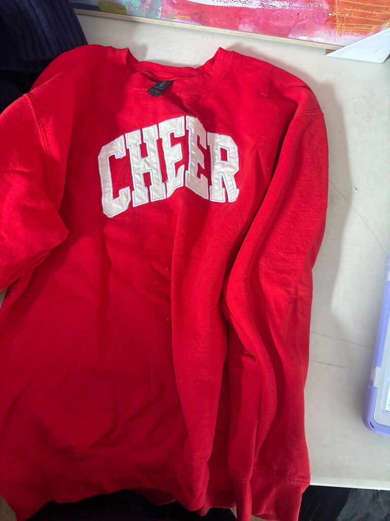 Cheer Red Sweatshirt