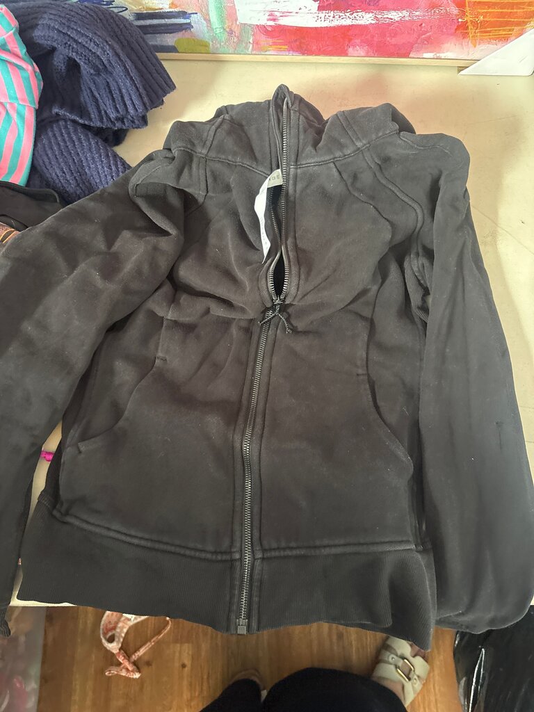 Black Zip-Up Hoodie
