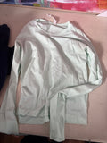 Lululemon Light Green Long Sleeve Top