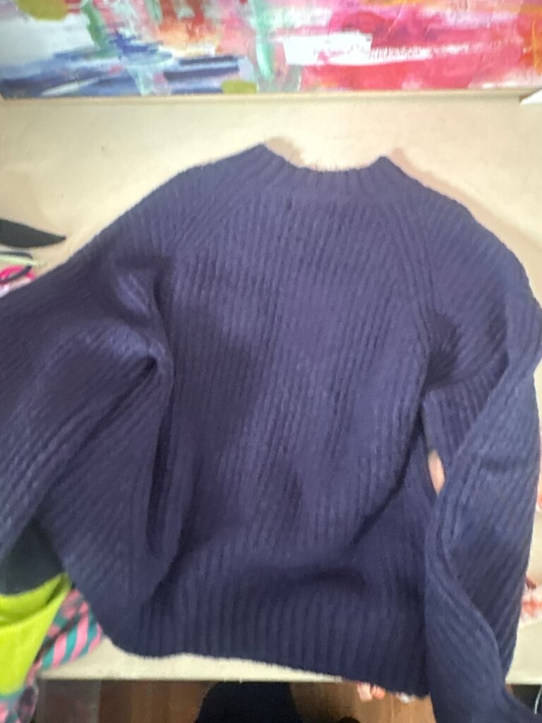 Purple Knit Sweater