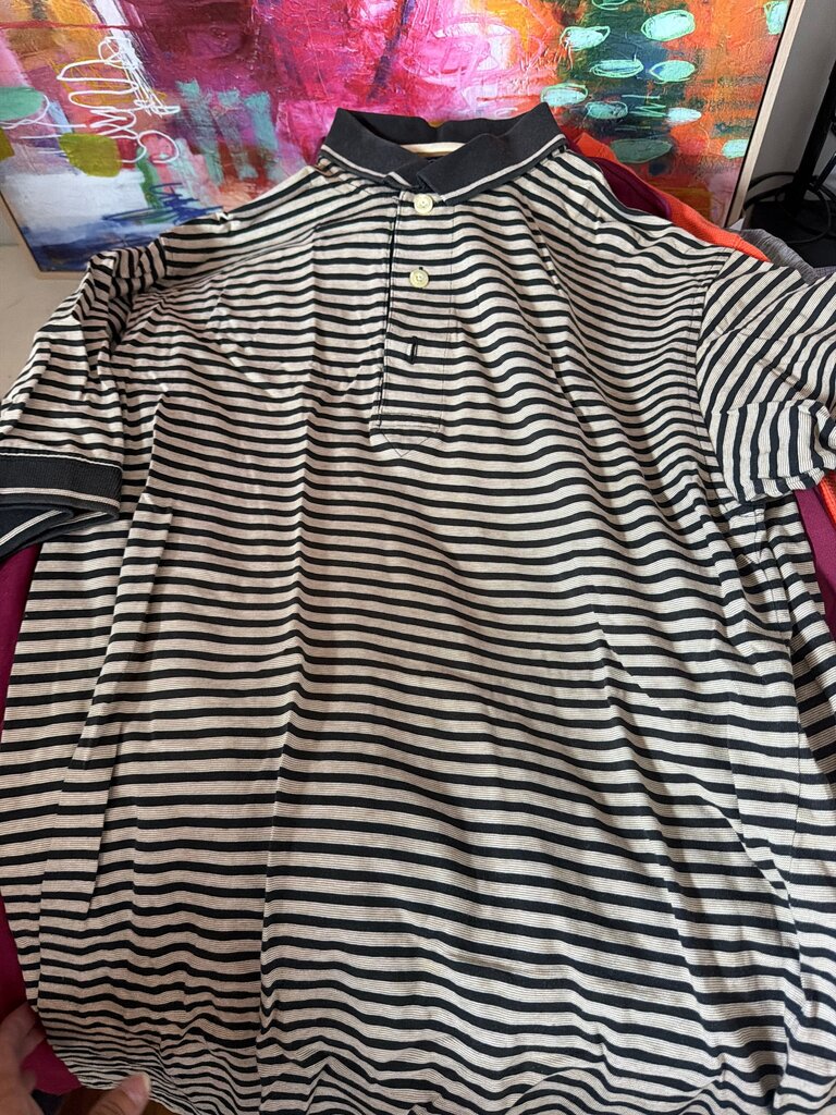 Nicklaus Striped Polo Shirt