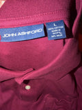 John Ashford Burgundy Polo Shirt