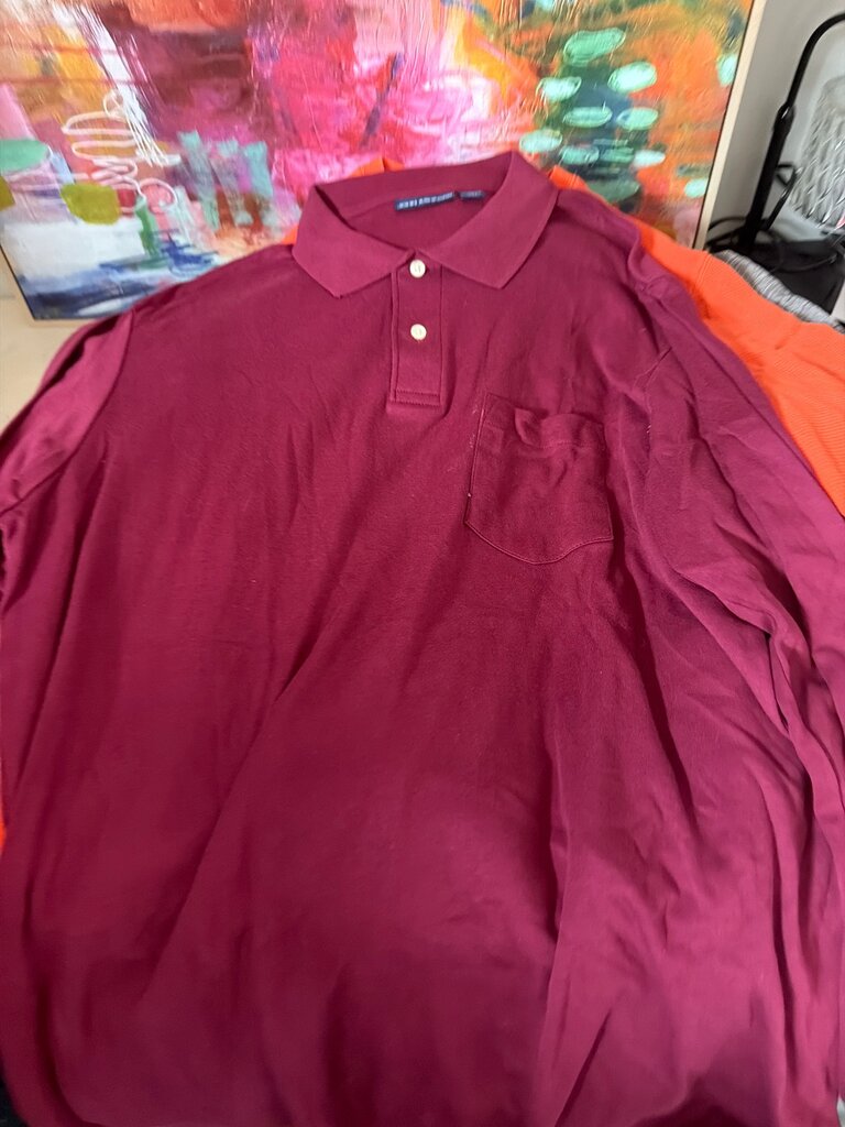 John Ashford Burgundy Polo Shirt