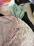 Serenedelicacy Pink Leopard Print Top