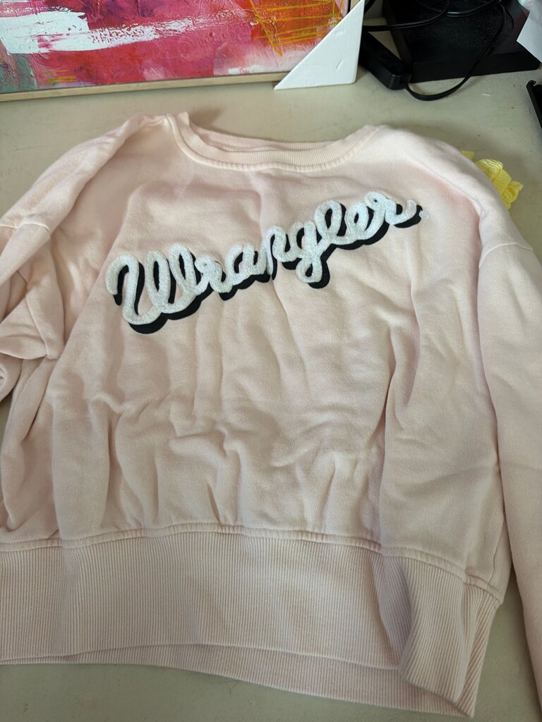 Wrangler Pink Embroidered Sweatshirt