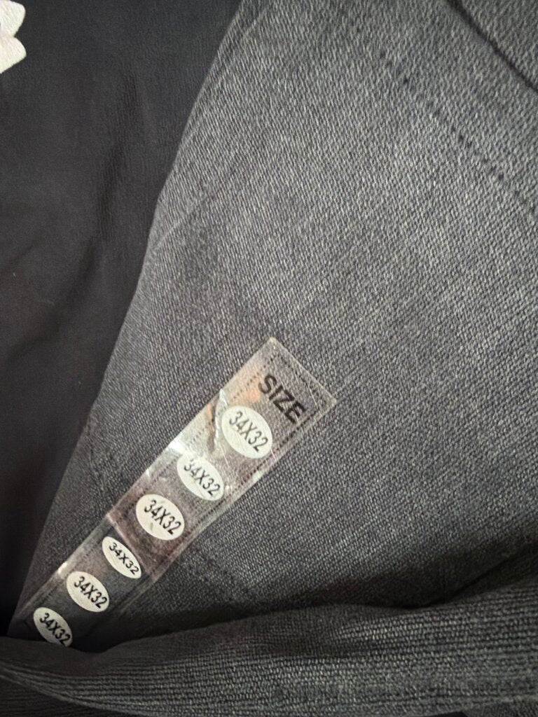 Men's Dark Gray Trousers 34x32