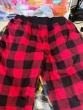 Red and Black Checkered Pajama Pants