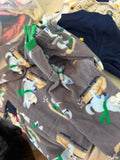 Boys' Fleece Pajamas with Animal Print