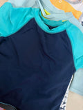 Boys' Blue and Aqua Rash Guard
