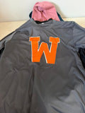Gray Athletic Shirt with Orange Letter W