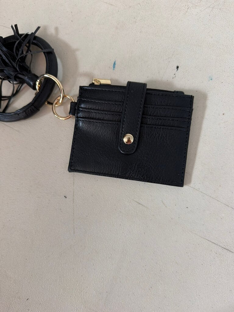 Leather Card Holder with Keyring