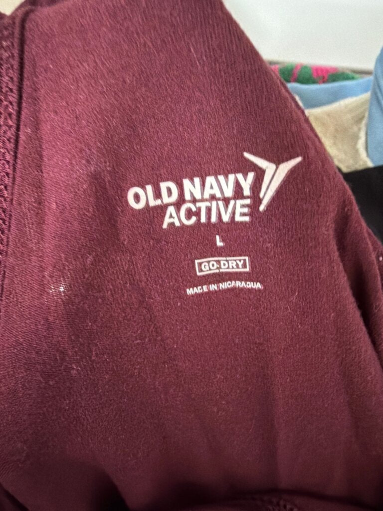 Old Navy Active Large Burgundy Tank Top