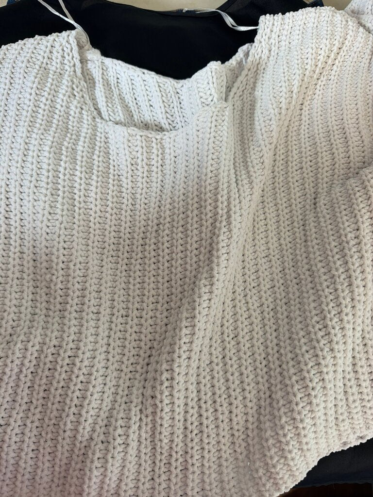 Hollister White Knit Sweater