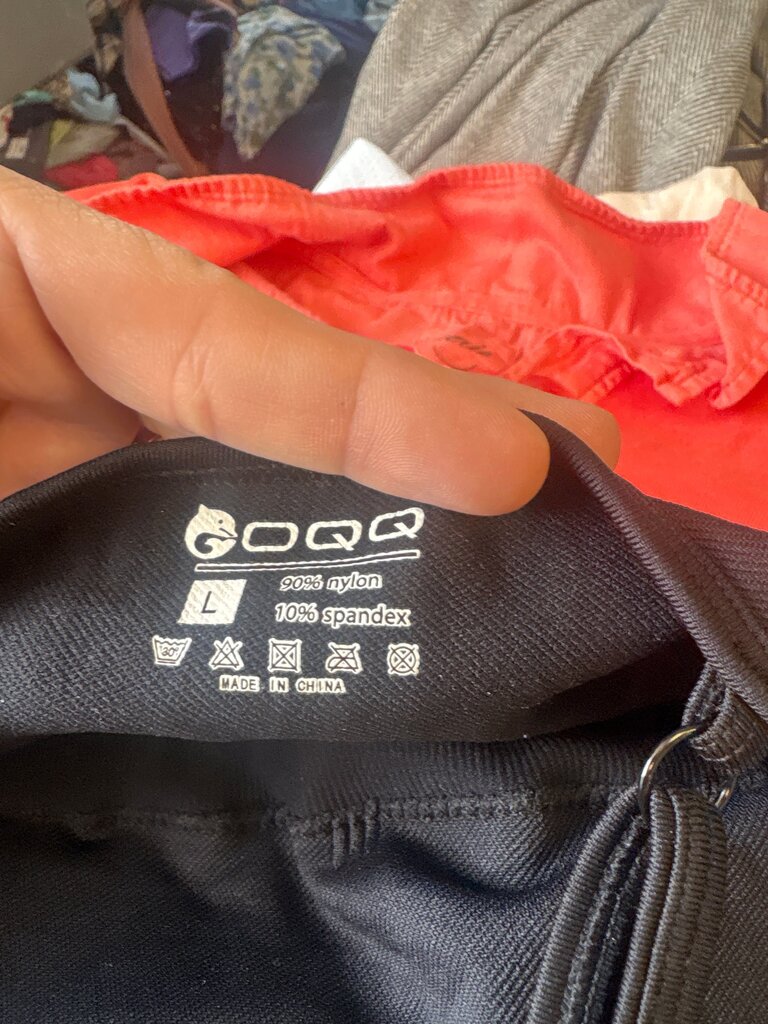 GOQQ Women's Black Spandex Swimwear