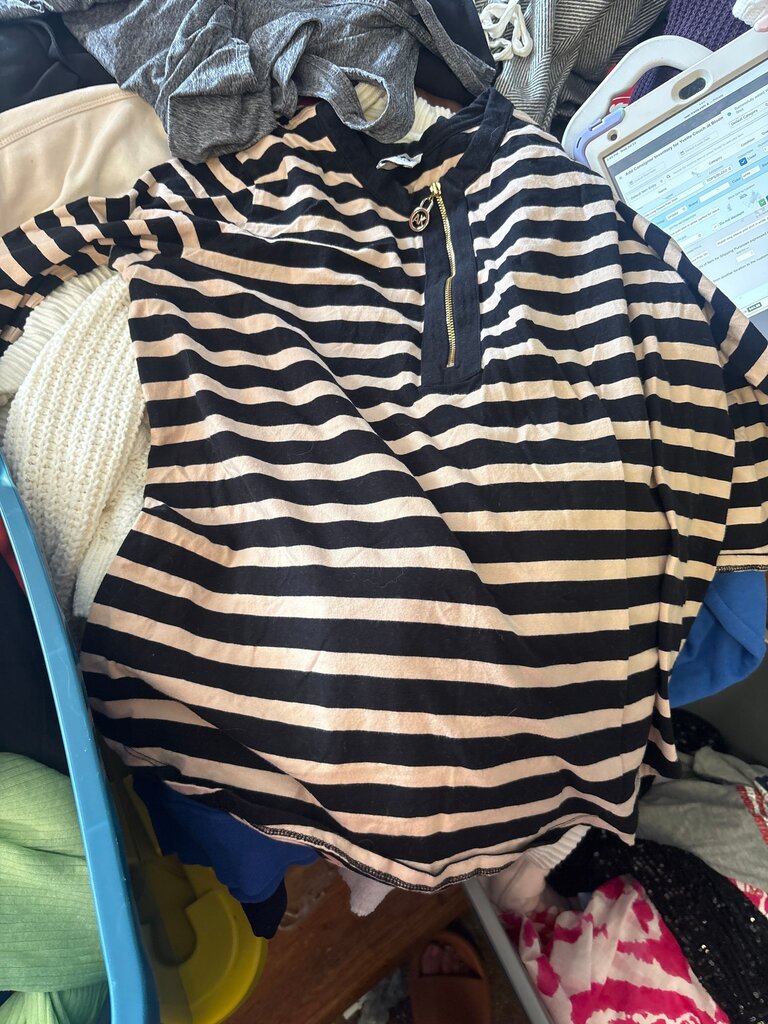 Striped Long Sleeve Top