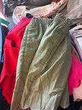Girls' Comfortable Green Pants