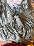 Women’s Green Eyelet Blouse