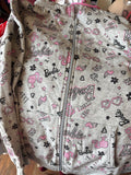 Barbie Themed Zip Up Hoodie