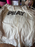 Leopard Print Pray Graphic Top