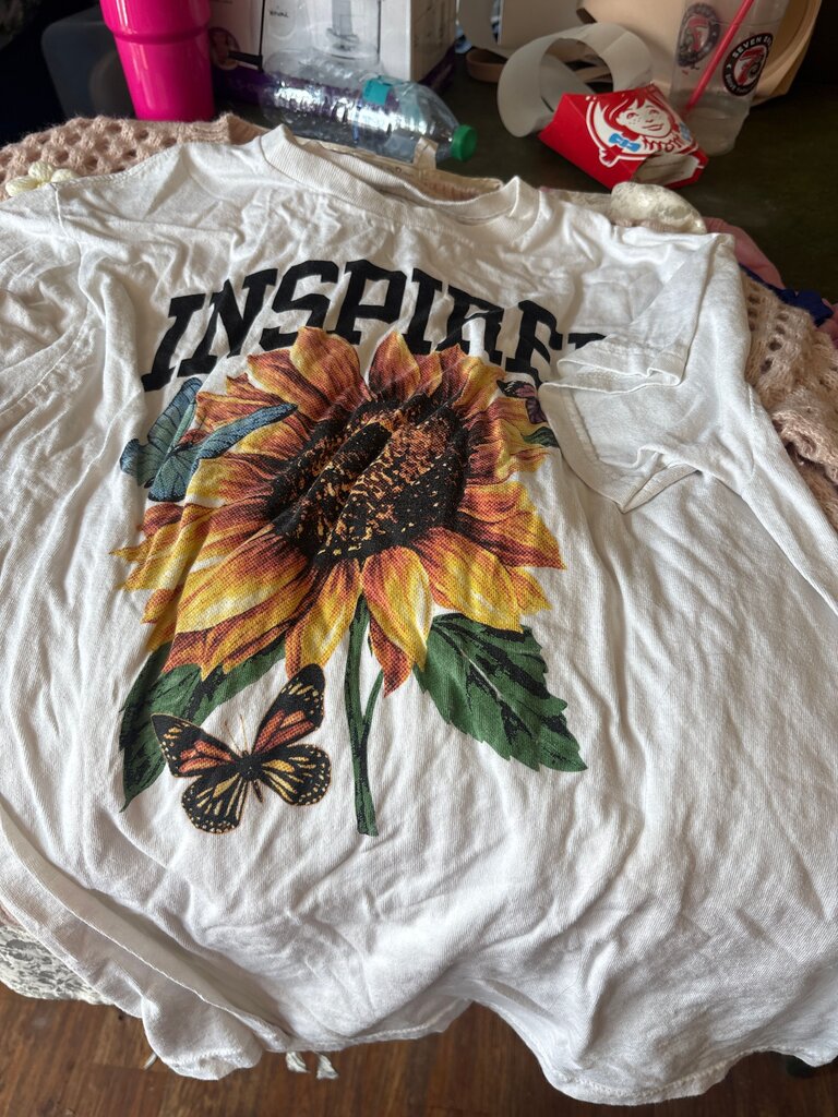 Inspirational Sunflower Graphic Tee