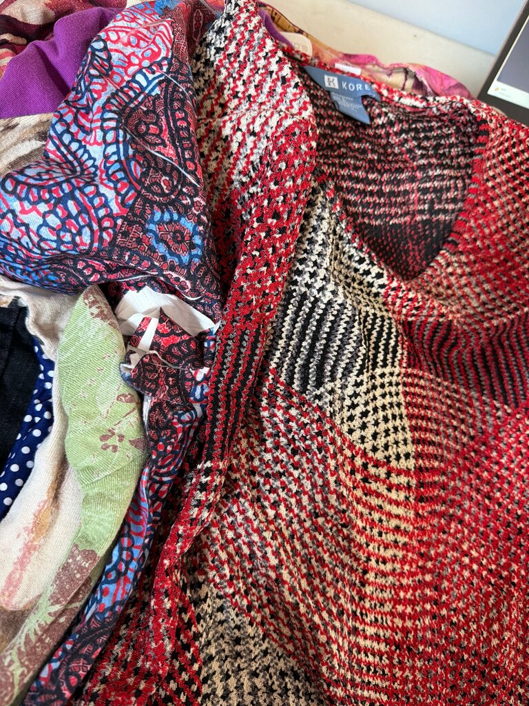 Korean Style Multicolor Patterned Sweater