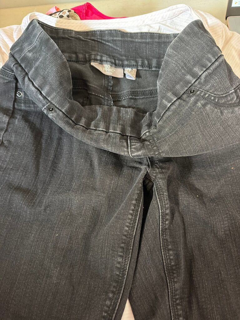 So Slimming Black Denim Jeans