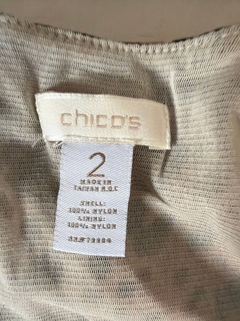Chico's Animal Print Dress Size 2