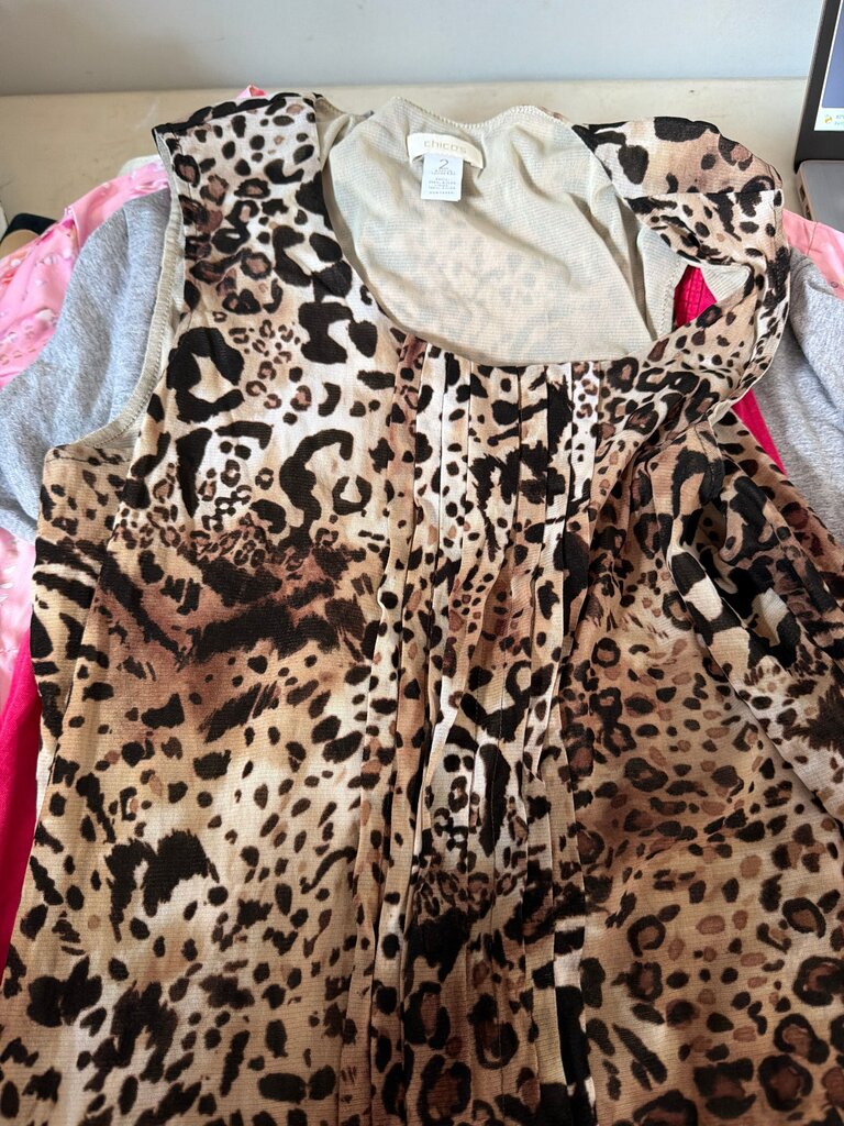 Chico's Animal Print Dress Size 2