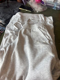 Gray Sweatpants and T-Shirt Set