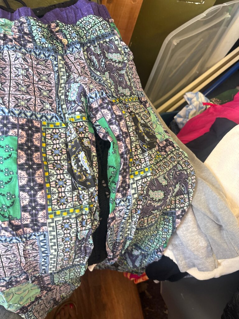Colorful patterned shorts