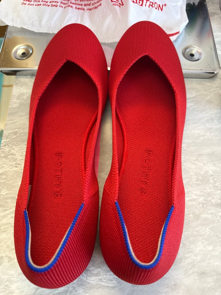 Rothy's Red Flats