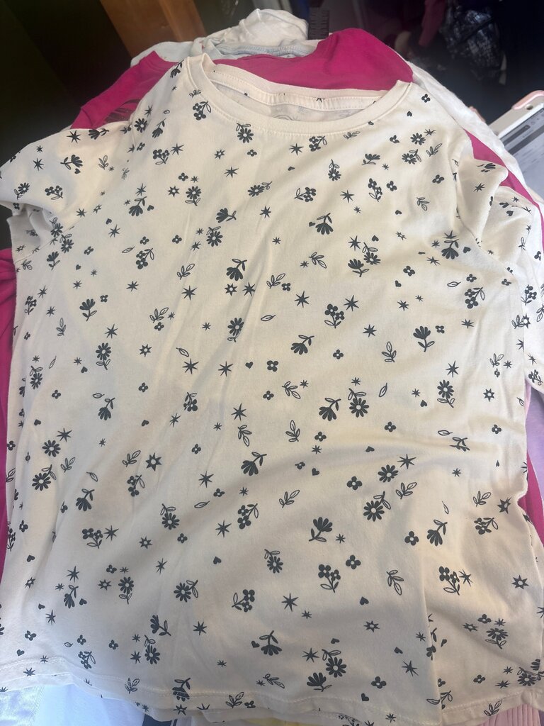 Floral Print Short Sleeve Top