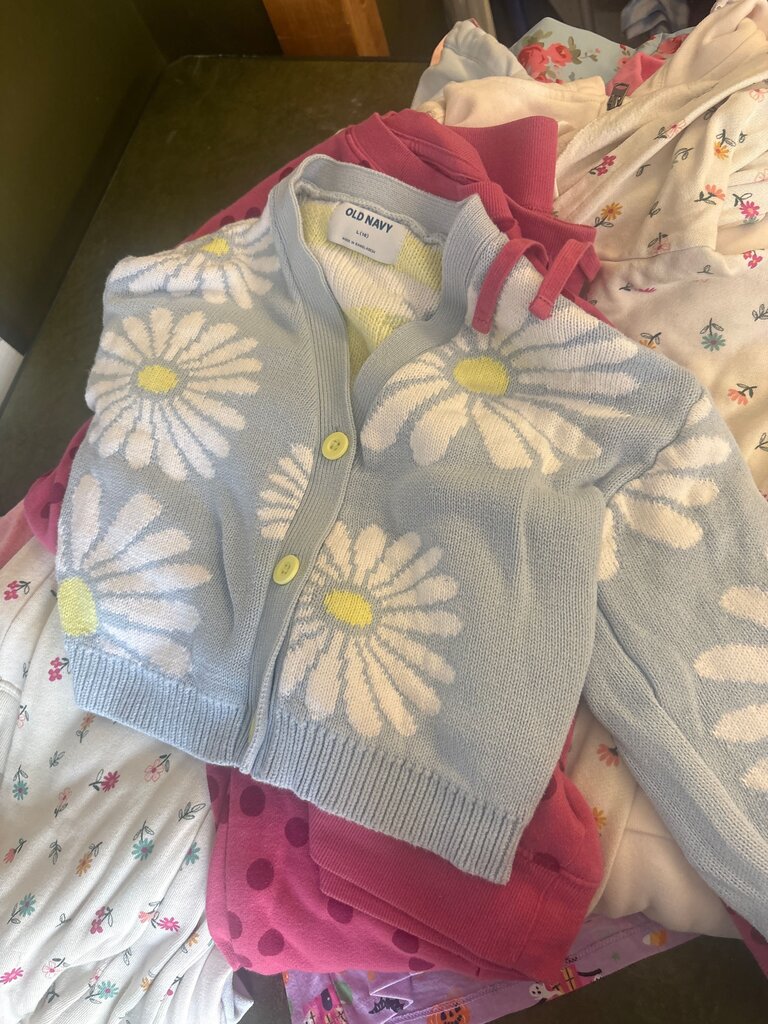 Old Navy Daisy Pattern Cardigan