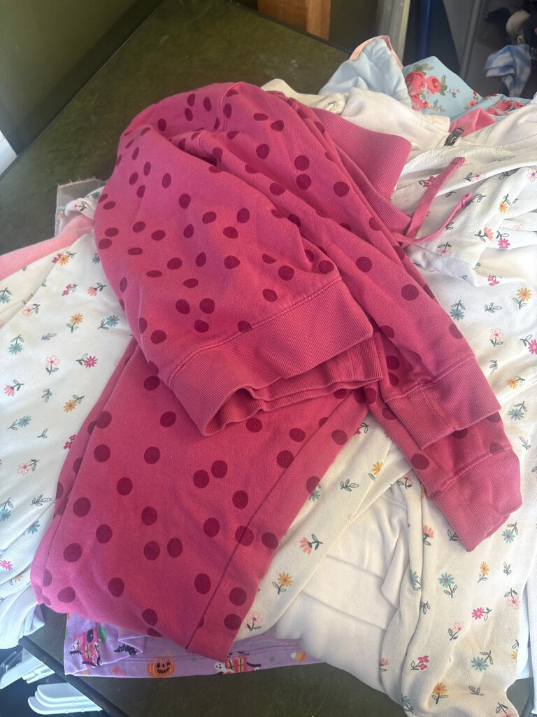 Pink Polka Dot Sweatshirt